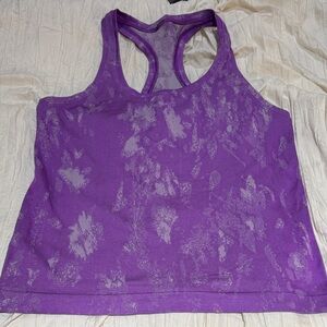 lululemon athletica Purple Tie-Dye Racerback Tank